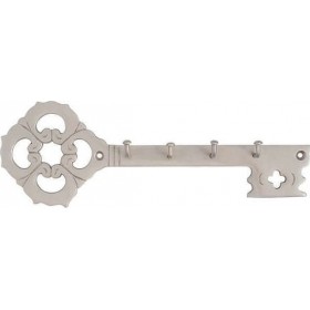Roline Κλειδοθήκη Τοίχου Κλειδί 400 Ματ Νίκελ 22x7.5cm Roline Κλειδοθήκη Τοίχου Κλειδί 400 Ματ Νίκελ 22x7.5cm