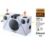 Crystal Audio 3D-74 WiSound Soundbar 100W 6.1 με Τηλεχειριστήριο Λευκό