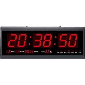 Ρολόι Τοίχου Πινακίδα LED Πλαστικό 46x22cm