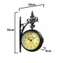 Inart Ρολόι Τοίχου Μεταλλικό 25cm