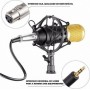 Andowl Δυναμικό Μικρόφωνο XLR MIC8 Set Τοποθέτηση Shock Mounted/Clip On Φωνής