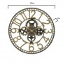 Inart Ρολόι Τοίχου Πλαστικό 50cm
