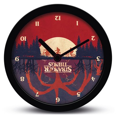 Pyramid International Ρολόι Τοίχου Stranger Things Upside Πλαστικό 10cm