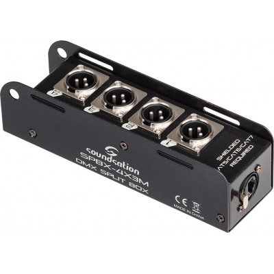 Soundsation SPBX-4X3M DMX Splitter για Κονσόλα Φωτισμού / 4 Εισόδους XLR