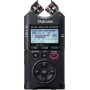 Tascam DR-40X Πολυκάναλος Ψηφιακός Φορητός Εγγραφέας Μπαταρίας/Ρεύματος για Εγγραφή σε Κάρτα Μνήμης με Διάρκεια Εγγραφής 18 Ώρες