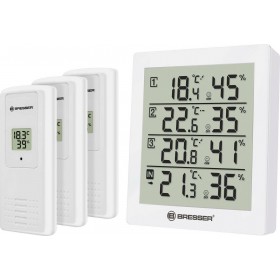 Bresser Quadro Θερμόμετρo & Υγρασιόμετρo Επιτοίχιο / Επιτραπέζιο για Χρήση σε Εσωτερικό & Εξωτερικό Χώρο WhiteΚωδικός: 700 Bresser Quadro Θερμόμετρo & Υγρασιόμετρo Επιτοίχιο / Επιτραπέζιο για Χρήση σε Εσωτερικό & Εξωτερικό Χώρο WhiteΚωδικός: 700