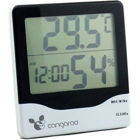 Cangaroo Θερμόμετρo & Υγρασιόμετρo Επιτοίχιο για Χρήση σε Εσωτερικό ΧώροΚωδικός: 103548  Cangaroo Θερμόμετρo & Υγρασιόμετρo Επιτοίχιο για Χρήση σε Εσωτερικό ΧώροΚωδικός: 103548