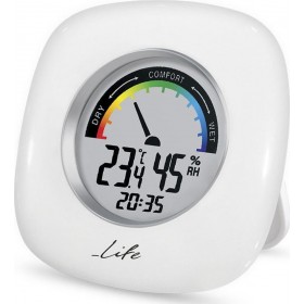 Life WES-103 Θερμόμετρo &amp Υγρασιόμετρo Επιτραπέζιο για Χρήση σε Εσωτερικό Χώρο
