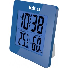 Telco E-0114H-1 Μπλε Θερμόμετρo & Υγρασιόμετρo Επιτραπέζιο για Χρήση σε Εσωτερικό Χώρο Telco E-0114H-1 Μπλε Θερμόμετρo & Υγρασιόμετρo Επιτραπέζιο για Χρήση σε Εσωτερικό Χώρο
