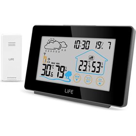 Life Mediterranean Touch Θερμόμετρo & Υγρασιόμετρo Επιτραπέζιο για Χρήση σε Εσωτερικό & Εξωτερικό Χώρο Life Mediterranean Touch Θερμόμετρo & Υγρασιόμετρo Επιτραπέζιο για Χρήση σε Εσωτερικό & Εξωτερικό Χώρο