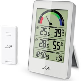 Life Υγρασιόμετρo / Θερμόμετρo Επιτραπέζιο WES-203 Life Υγρασιόμετρo / Θερμόμετρo Επιτραπέζιο WES-203