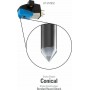 Audio Technica Κεφαλή Πικάπ AT-VM95C Κινητού Μαγνήτη σε Μπλε Χρώμα