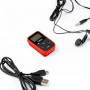 Osio SRM-7880B MP3 Player (8GB) με Οθόνη TFT 1" Κόκκινο