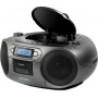 Aiwa Φορητό Ηχοσύστημα BBTC-550 με Bluetooth / CD / MP3 / USB / Κασετόφωνο / Ραδιόφωνο σε Ασημί ΧρώμαΚωδικός: BBTC-550MG 