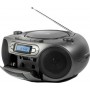 Aiwa Φορητό Ηχοσύστημα BBTC-550 με Bluetooth / CD / MP3 / USB / Κασετόφωνο / Ραδιόφωνο σε Ασημί ΧρώμαΚωδικός: BBTC-550MG 