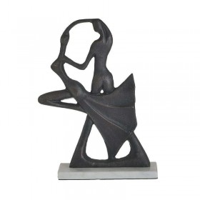 Inart Διακοσμητικό Αγαλματίδιο από Μέταλλο 23x10x33cm