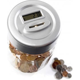 Κουμπαράς Πλαστικός Smart Safe Jar 12x12x17cm Κουμπαράς Πλαστικός Smart Safe Jar 12x12x17cm