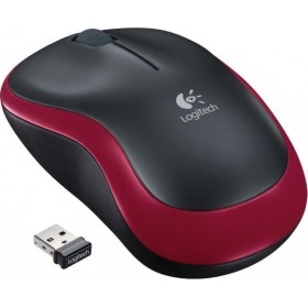 Logitech M185 Ασύρματο Mini Ποντίκι Μαύρο/Κόκκινο Logitech M185 Ασύρματο Mini Ποντίκι Μαύρο/Κόκκινο