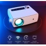 Powertech PT-983 Projector Τεχνολογίας Προβολής LCD Λάμπας LED με Φυσική Ανάλυση 1920 x 1080 και Φωτεινότητα 210 Ansi Lumens με 