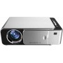 T6 Mini Projector Τεχνολογίας Προβολής LCD Λάμπας LED με Φυσική Ανάλυση 1280 x 780 και Φωτεινότητα 3500 Ansi Lumens Ασημί