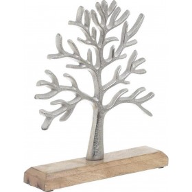 Inart Διακοσμητικό Χώρου από Μέταλλο Ασημί 23x5x26cm Inart Διακοσμητικό Χώρου από Μέταλλο Ασημί 23x5x26cm