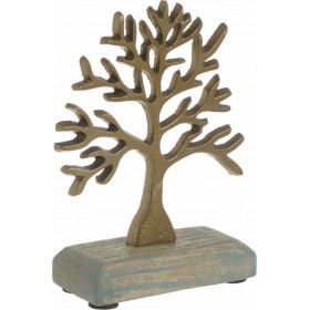 Inart Διακοσμητικό Χώρου από Μέταλλο Χρυσό 11x5x15cm Inart Διακοσμητικό Χώρου από Μέταλλο Χρυσό 11x5x15cm