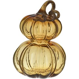 Inart Διακοσμητική Κολοκύθα από Γυαλί 22x22x28cm