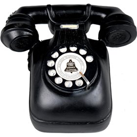 Vintage Διακοσμητικό Τηλέφωνο Κεραμικό 10.5x7.5x18cmΚωδικός: 53788 