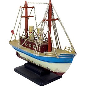 Inart Διακοσμητικό Καράβι Μεταλλικό 20.5x6.5x15cmΚωδικός: 3-70-726-0263  Inart Διακοσμητικό Καράβι Μεταλλικό 20.5x6.5x15cmΚωδικός: 3-70-726-0263
