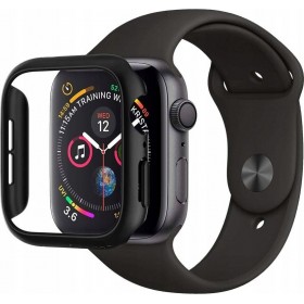 Spigen Thin Fit Πλαστική Θήκη σε Μαύρο χρώμα για το Apple Watch 40mm