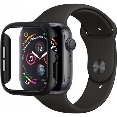 Spigen Thin Fit Πλαστική Θήκη σε Μαύρο χρώμα για το Apple Watch 40mm