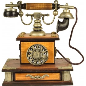 SP Souliotis Vintage Διακοσμητικό Τηλέφωνο Ξύλινο 21x12.5x23.5cmΚωδικός: 44-19002  SP Souliotis Vintage Διακοσμητικό Τηλέφωνο Ξύλινο 21x12.5x23.5cmΚωδικός: 44-19002