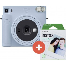 Fujifilm Instant Φωτογραφική Μηχανή Instax Square SQ 1 Glacier Blue + Instax Square Film