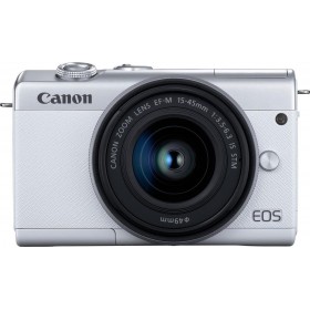 Canon Mirrorless Φωτογραφική Μηχανή EOS M200 Crop Frame Kit (EF-M 15-45mm F3.5-6.3 IS STM) White Canon Mirrorless Φωτογραφική Μηχανή EOS M200 Crop Frame Kit (EF-M 15-45mm F3.5-6.3 IS STM) White