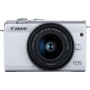 Canon Mirrorless Φωτογραφική Μηχανή EOS M200 Crop Frame Kit (EF-M 15-45mm F3.5-6.3 IS STM) White