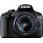 Canon DSLR Φωτογραφική Μηχανή EOS 2000D Crop Frame Kit (EF-S 18-55mm F3.5-5.6 IS ΙΙ) Black