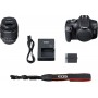 Canon DSLR Φωτογραφική Μηχανή EOS 2000D Crop Frame Kit (EF-S 18-55mm F3.5-5.6 IS ΙΙ) Black