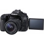 Canon DSLR Φωτογραφική Μηχανή EOS 80D Crop Frame Kit (EF-S 18-55mm F3.5-5.6 IS STM) Black