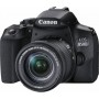 Canon DSLR Φωτογραφική Μηχανή EOS 850D Crop Frame Kit (EF-S 18-55mm F4-5.6 IS STM) Black