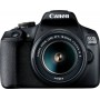 Canon DSLR Φωτογραφική Μηχανή EOS 2000D Crop Frame Kit (EF-S 18-55mm F3.5-5.6 IS ΙΙ + Shoulder Bag + SD Card) Black