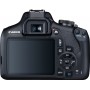 Canon DSLR Φωτογραφική Μηχανή EOS 2000D Crop Frame Kit (EF-S 18-55mm F3.5-5.6 IS ΙΙ + Shoulder Bag + SD Card) Black