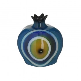 Inart Επιτραπέζιο Γούρι με Ρόδι Μπλε / Χρυσό από Πλαστικό Inart Επιτραπέζιο Γούρι με Ρόδι Μπλε / Χρυσό από Πλαστικό