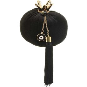 Inart Επιτραπέζιο Γούρι με Ρόδι Μαύρο/ Χρυσό από Πλαστικό Inart Επιτραπέζιο Γούρι με Ρόδι Μαύρο/ Χρυσό από Πλαστικό