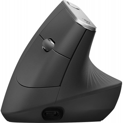 Logitech MX Vertical Ασύρματο Bluetooth Ποντίκι Μαύρο