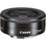 Canon Crop Φωτογραφικός Φακός EF-M 22mm f/2 STM Wide Angle / Pancake για Canon EF-M Mount Black