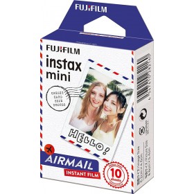 Fujifilm Color Instax Mini Airmail Instant Φιλμ (10 Exposures)Κωδικός: 16432657  Fujifilm Color Instax Mini Airmail Instant Φιλμ (10 Exposures)Κωδικός: 16432657