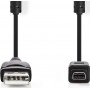 Nedis Camera Data Cable USB A Male - Olympus 12-pin Male 2m Black