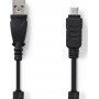 Nedis Camera Data Cable USB A Male - Olympus 12-pin Male 2m Black