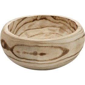 Espiel Διακοσμητικό Μπωλ Ξύλινο 25x25x11cmΚωδικός: XYP230 