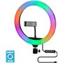 GloboStar RGB Ring Light Professional Digital Ring Light 26cm 3000-6000K με Βάση για ΚινητόΚωδικός: 75801 